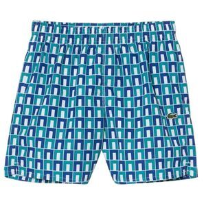 Lacoste Childrens/Kids Monogram Taffeta Swimming Trunks / Multicolored